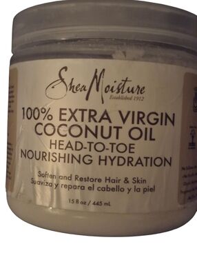Shea Moisturize 100% Extra Virgin Coconut Oil Brand New Sealed 15 Oz Jar Non Gmo